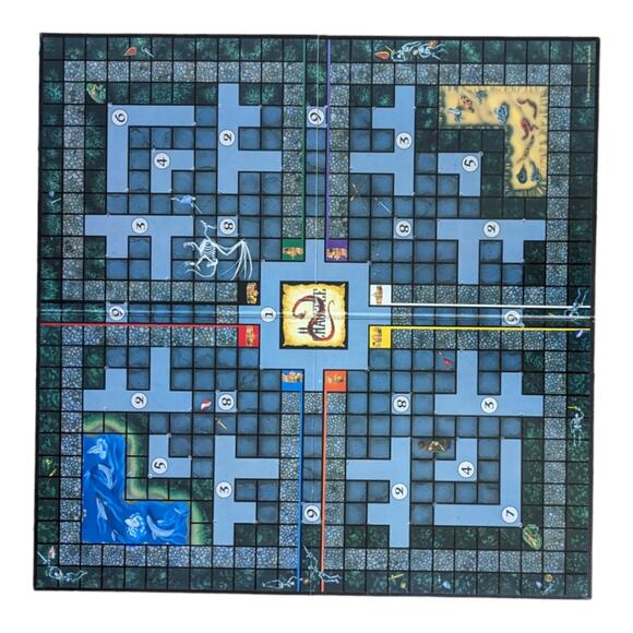 Chivalry Games Boardgame Chaostle  DUNGEONS  DRAGONS Complete - Picture 2 of 3